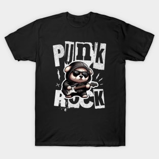 Punk Rock Pup 🎸 Dog Rocks Out T-Shirt